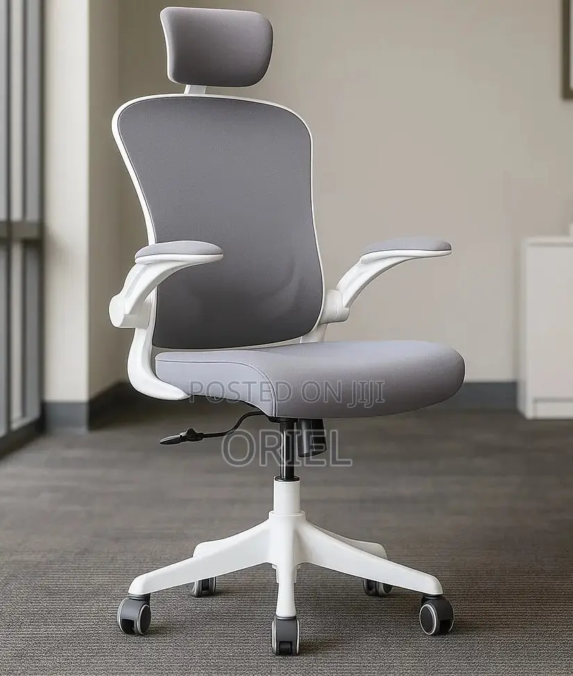 White Posture-Friendly Orthopedic Desk Chair