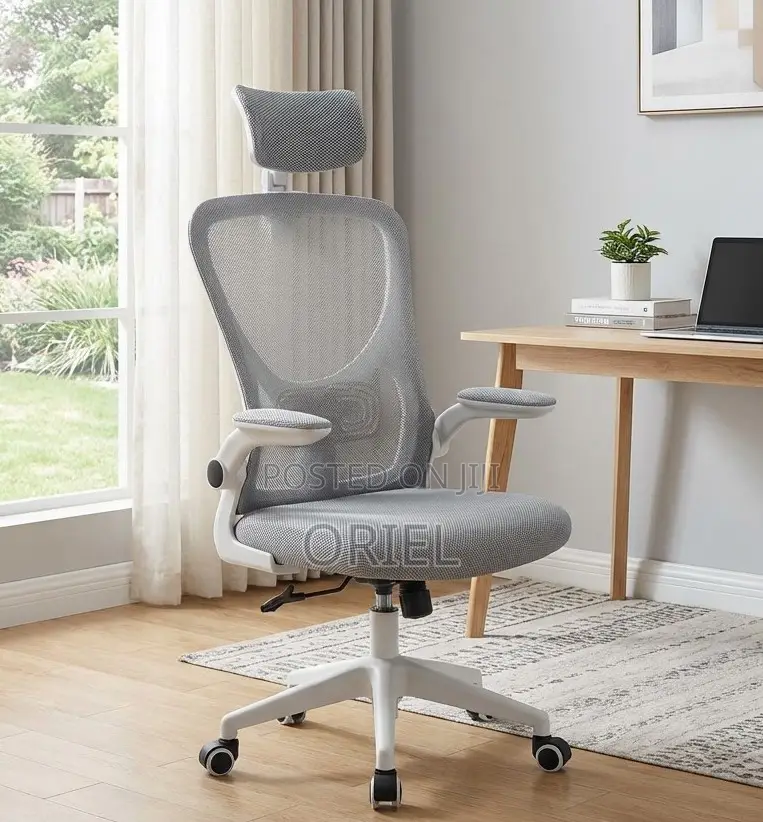 White Posture-Friendly Orthopedic Desk Chair