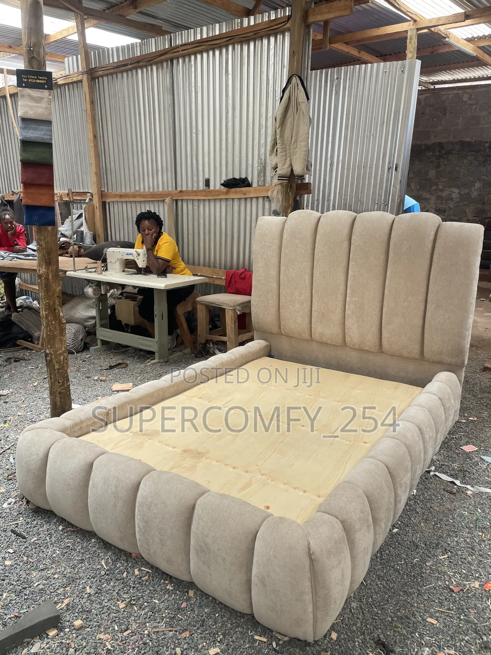 A Tangy Fabric 4/6 Bubble Bed