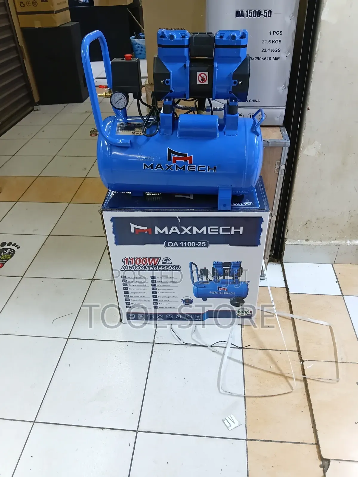 Maxmech25l Silent Compressor/25l Electric Oilless Compressor