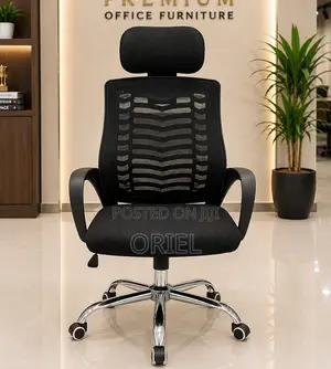 Adjustable Headrest Ergonomic Office Swivel Chair