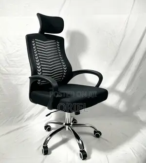 Adjustable Headrest Ergonomic Office Swivel Chair