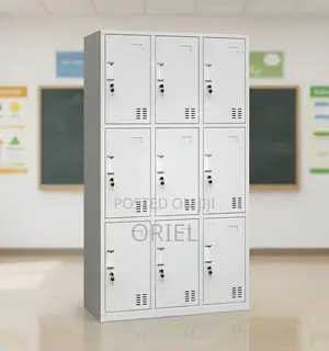 Commercial 9-Door Gym Locker Unit