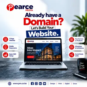 Professional One-Page Website Design – KES 3,999