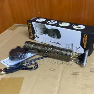 Ergonomic Design Professional Electric Hair Trimmer Barber Vintage T9