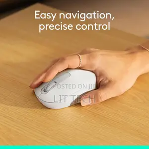 910-007460 Logitech M196 Bluetooth Wireless Mouse in Off-White