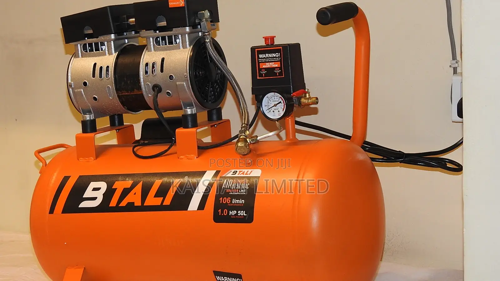 Btali 50L Silent Oil Free Air Compressor