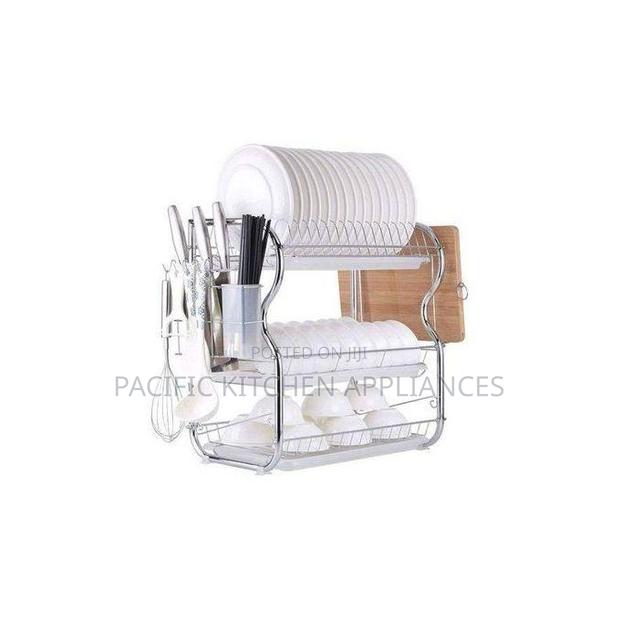 Nunix -3 Tier Dishrack - Stainless Steel - thumbnail 2