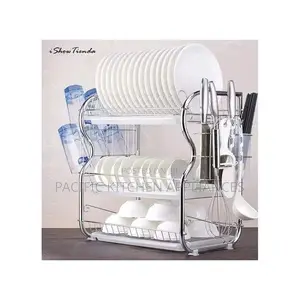 Nunix -3 Tier Dishrack - Stainless Steel