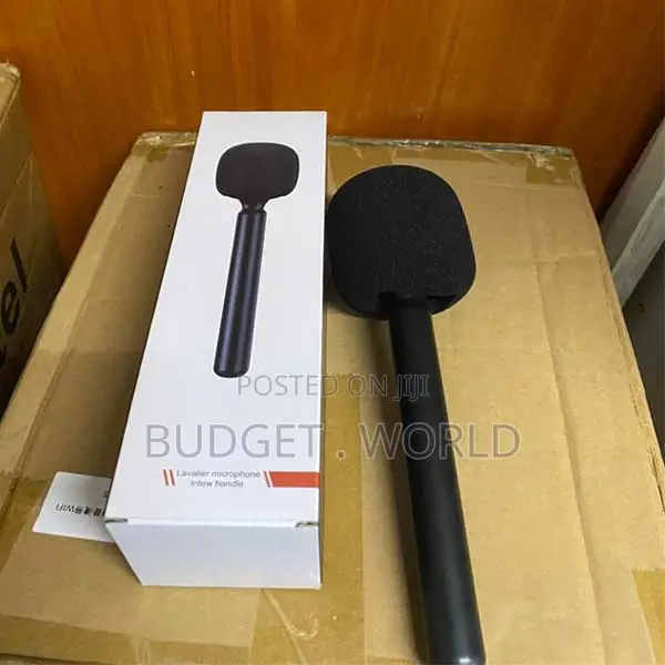 Interview Adapter With Foam Windshield Handheld Microphone Adapter