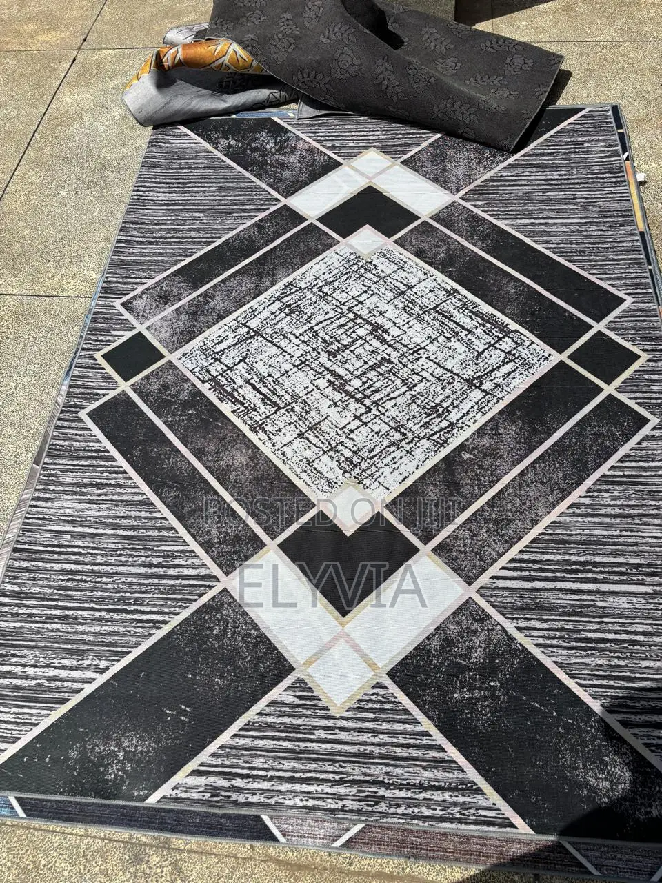Geometric 3D Area Rug