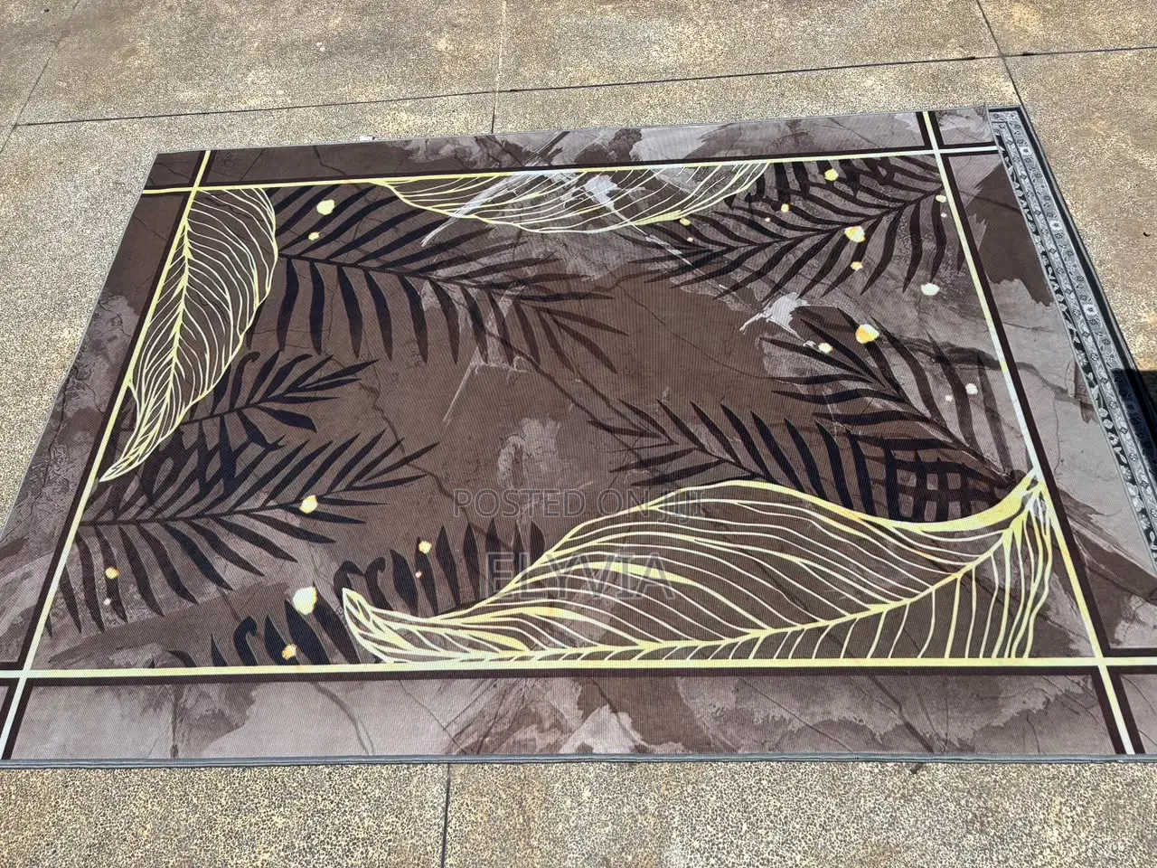 Botanical Themed 3D Carpet