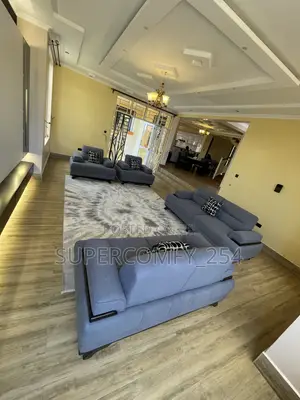 A Luxurious 7 Seater Amber Sofa Well Delivered