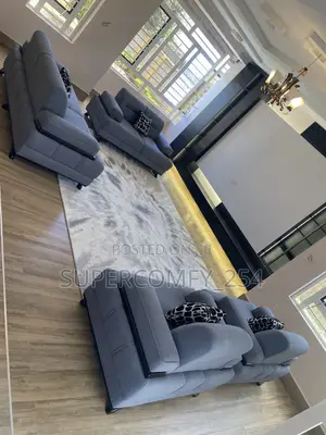 A Luxurious 7 Seater Amber Sofa Well Delivered