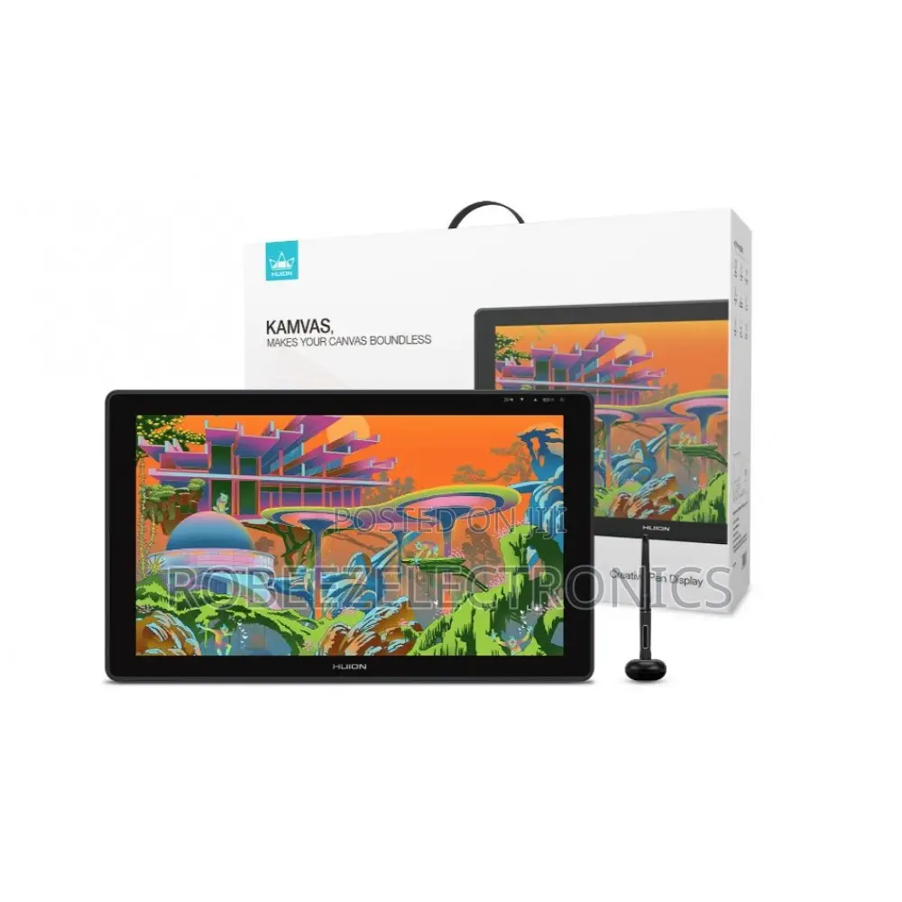 HUION Kamvas 22 Plus Pen Display Graphics Drawing Tablet With Stand