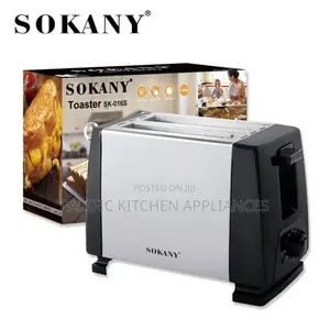 Sokany Automatic 2-Slice Stainless Steel Toaster