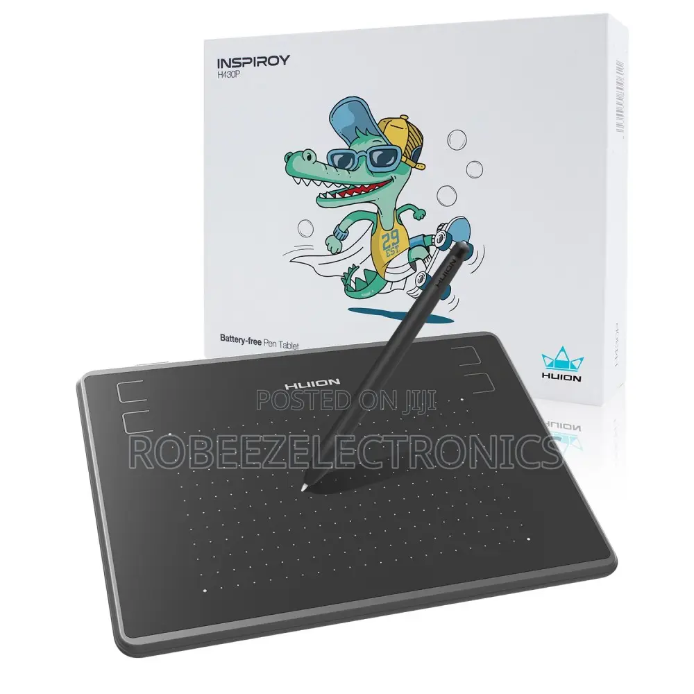 Huion H430p Graphics Tablet Compatible With Mac, PC or Android Mobile