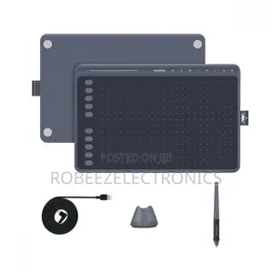 Huion HS611 Graphics Drawing Tablet With 8192 Levels Battery-Free Pen