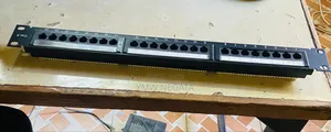 24-Port Cat6 RJ45 Network Patch Panel