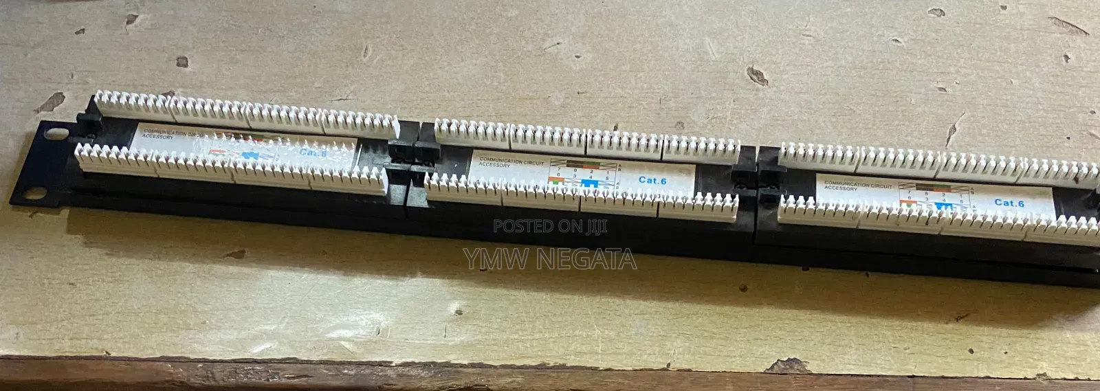24-Port Cat6 RJ45 Network Patch Panel