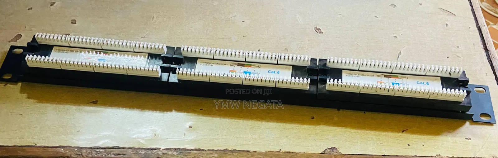 24-Port Cat6 RJ45 Network Patch Panel