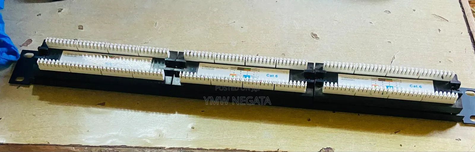 24-Port Cat6 RJ45 Network Patch Panel