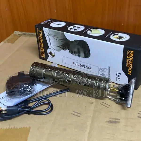 Ergonomic Design &T9Professional Hair Trimmer Clipper USB Quick Charge