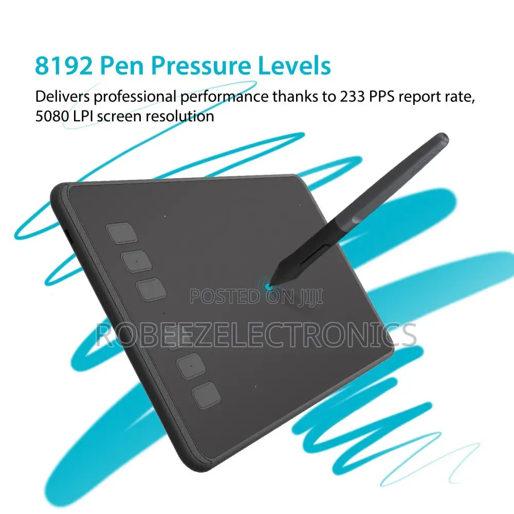 Huion H640p Graphics Pen Tablet Compatible With Mac, PC or Android OS
