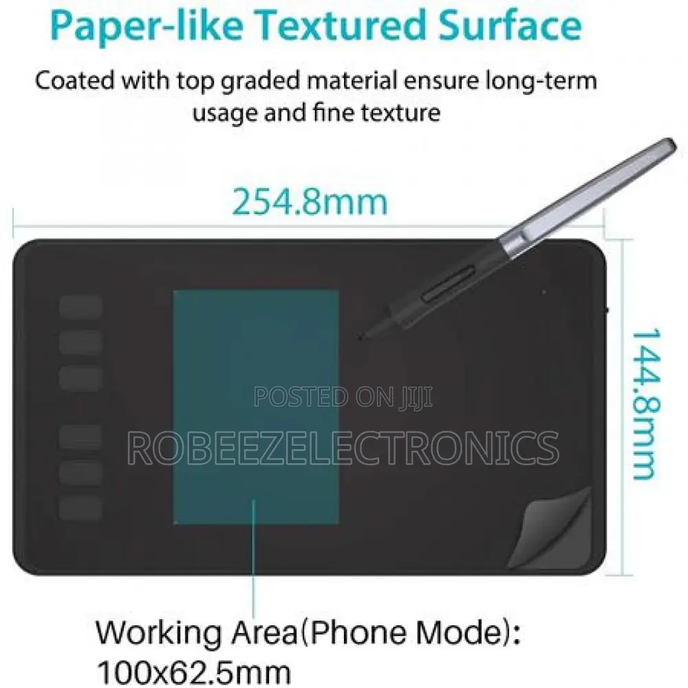 Huion H640p Graphics Pen Tablet Compatible With Mac, PC or Android OS