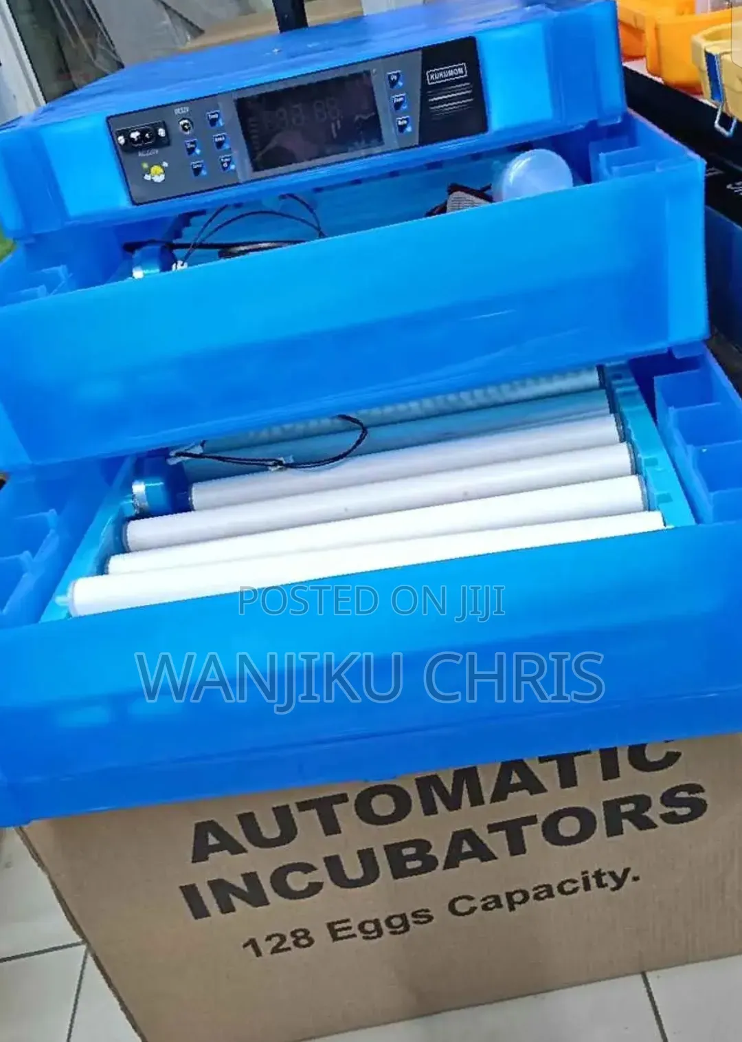 Egg Incubator, 128 Eggs AC/DC