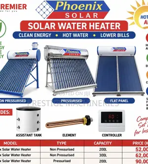 Phonex Solar Water Heater Machine 200l/Non Pressurized Water Heater