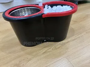 Home Cleaning Metallic Spin Mop