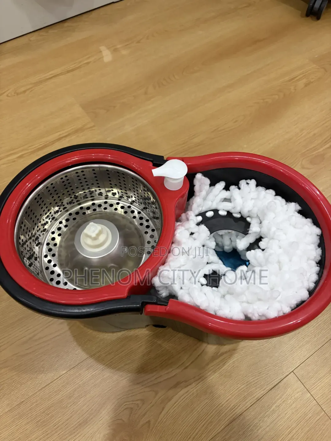Home Cleaning Metallic Spin Mop