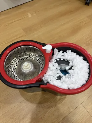Home Cleaning Metallic Spin Mop