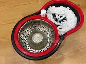 Home Cleaning Metallic Spin Mop