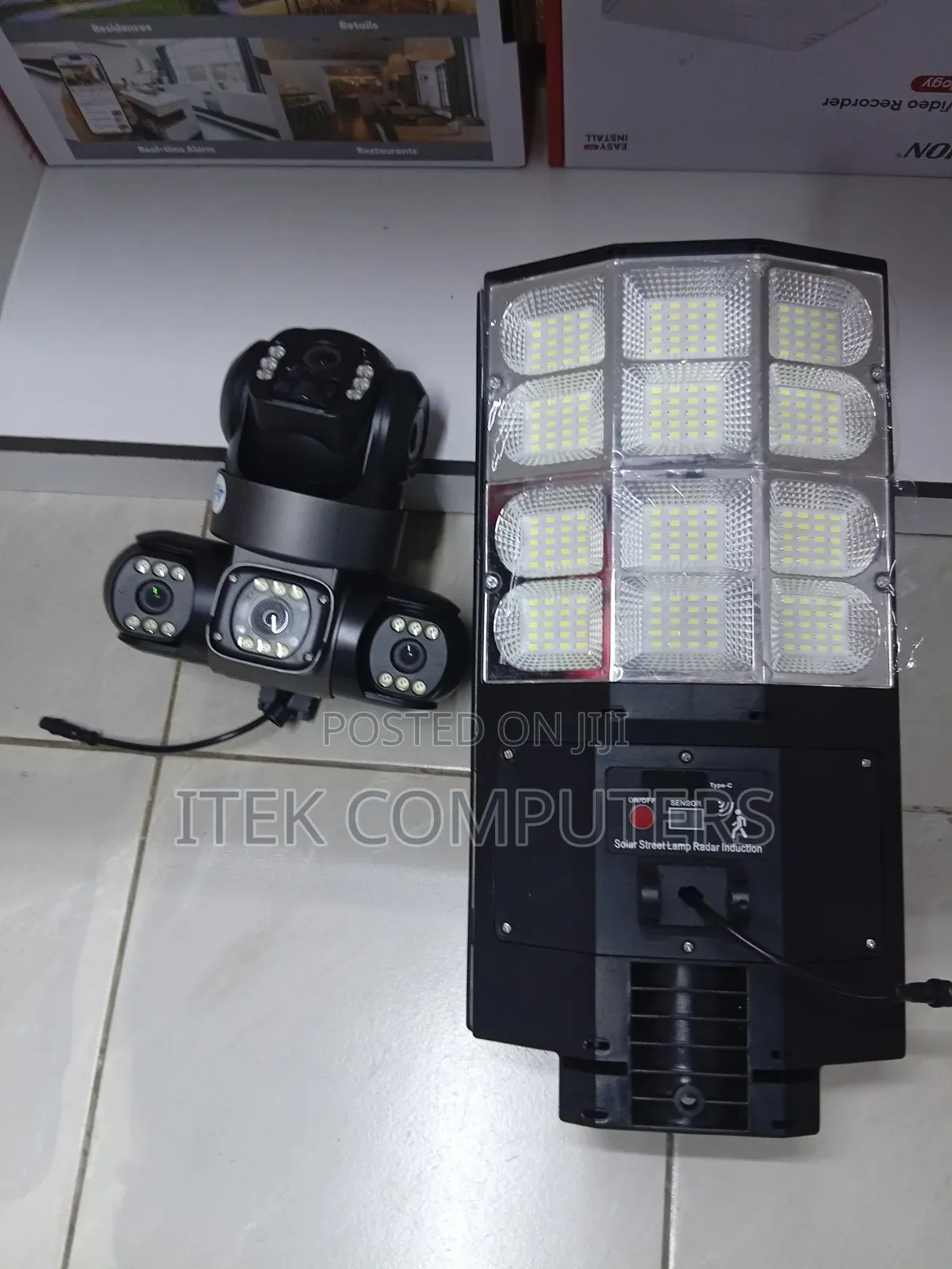V380 Pro AI Solar CCTV Camera With Smart Lighting Support