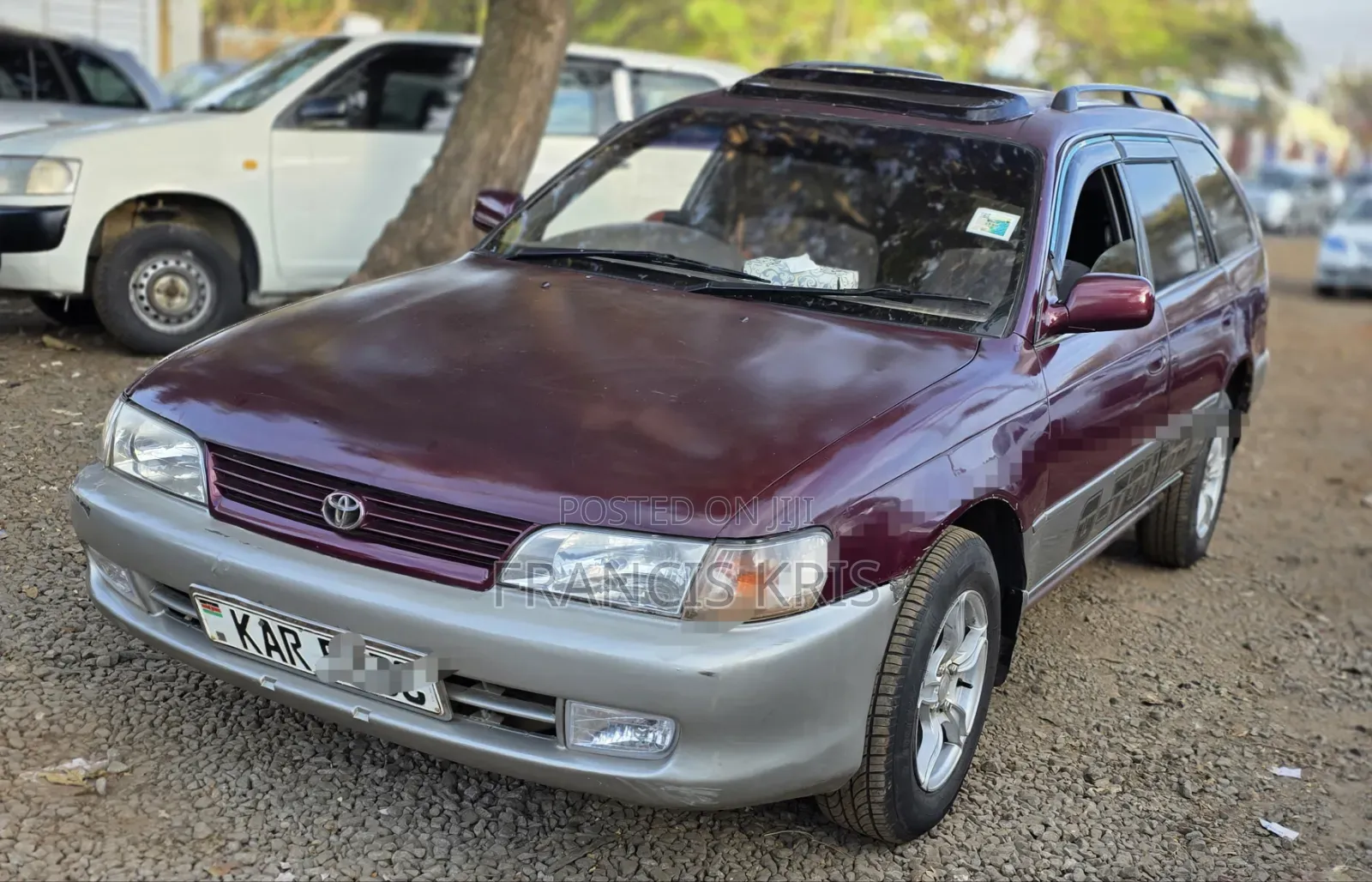 Toyota Corolla 2002 Maroon