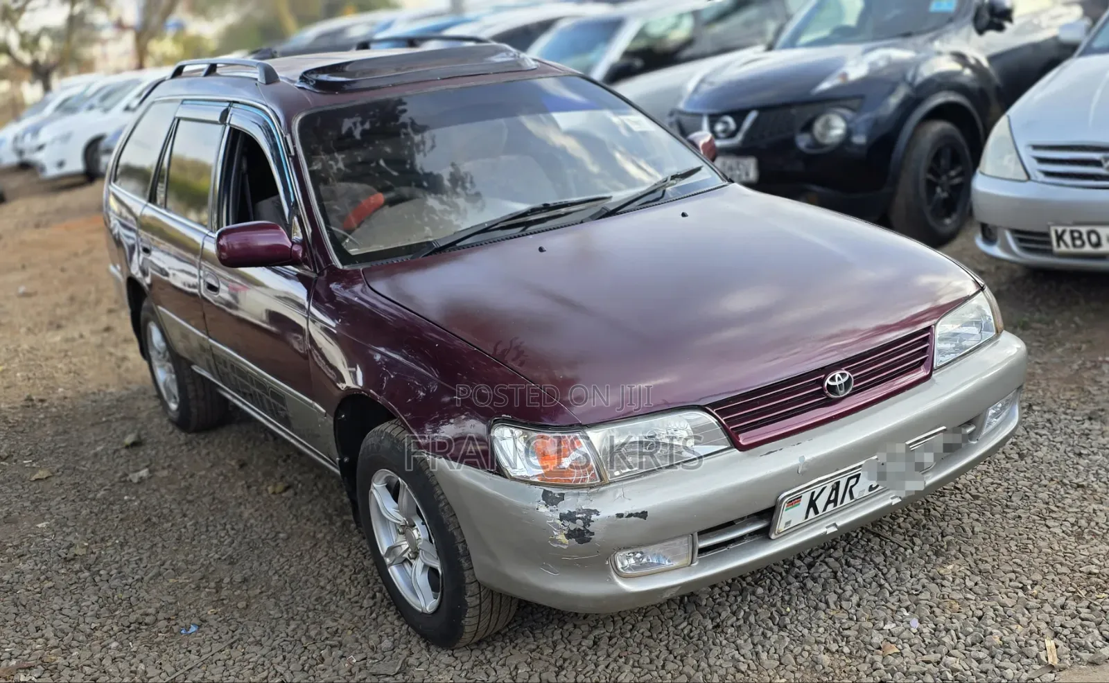 Toyota Corolla 2002 Maroon