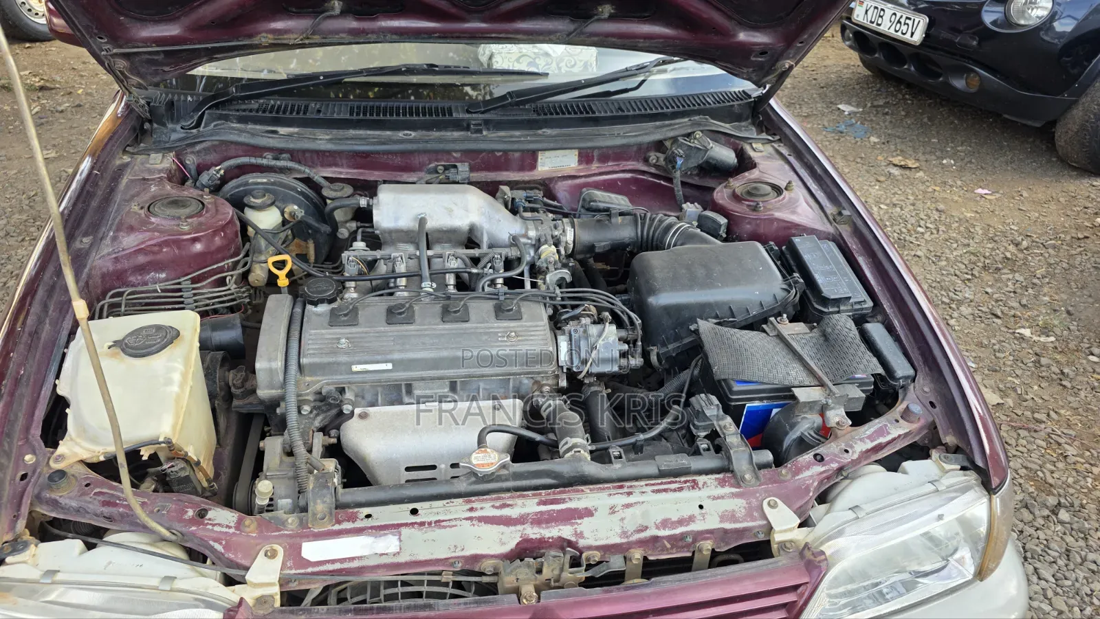 Toyota Corolla 2002 Maroon