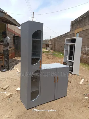 Light Grey Kitchen Cabinet Safi. Wooden
