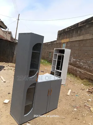 Light Grey Kitchen Cabinet Safi. Wooden