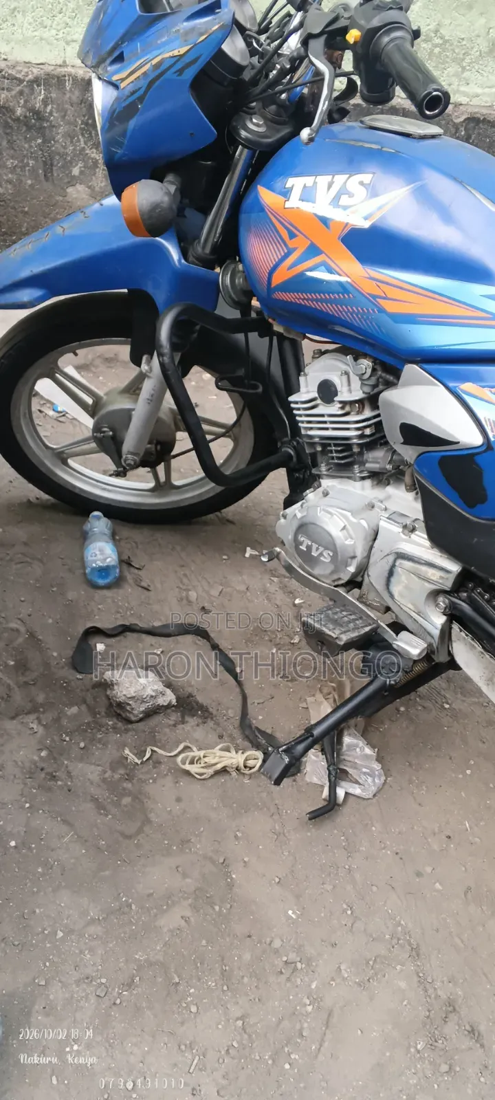 TVS HLX Plus ES 2025 Blue