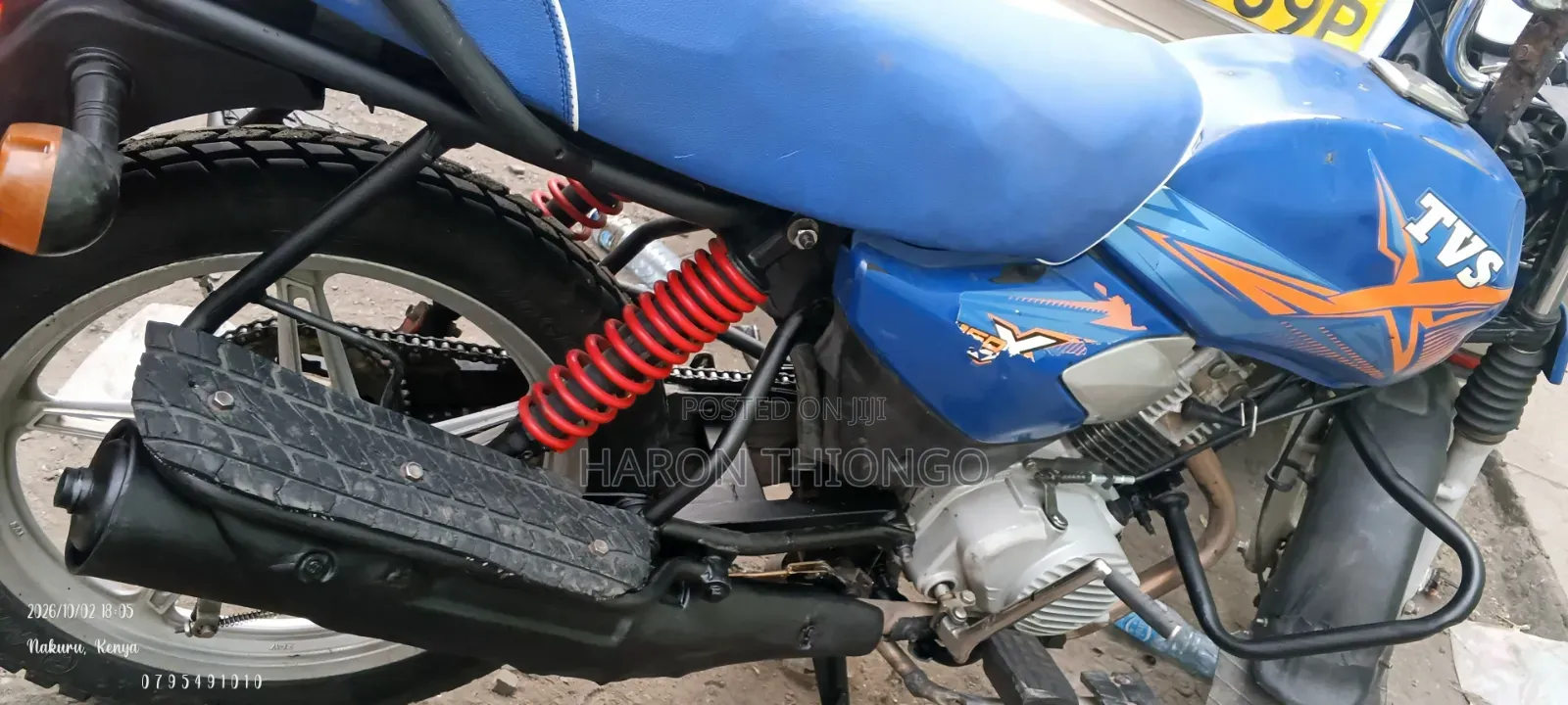 TVS HLX Plus ES 2025 Blue