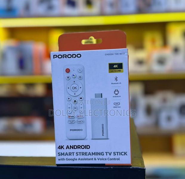 Porodo 4k Android Smart Streaming TV Stick - main view