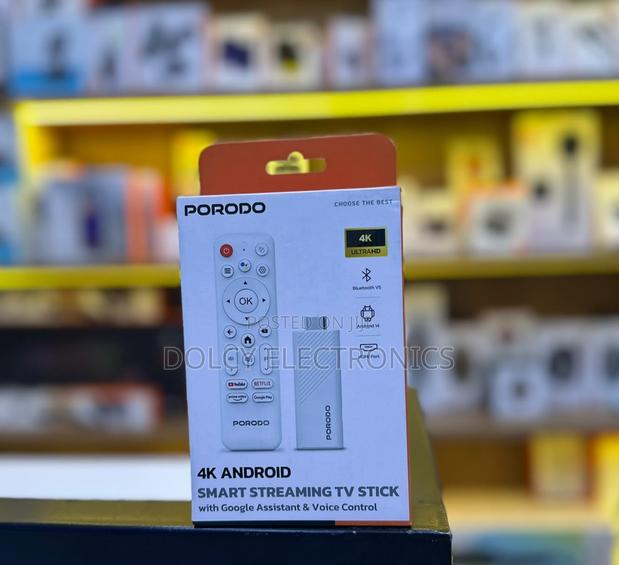 Porodo 4k Android Smart Streaming TV Stick - thumbnail 2