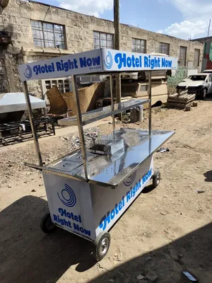 Branded Stainless Steel Food Cart