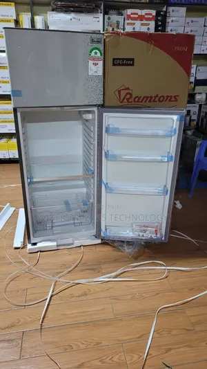 Silver Ramtons 2-Door Refrigerator Model RF/244 BCD-213