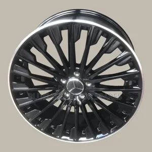 (4pcs) Size 19 Rims for Mercedes Benz (Black Multispoke)