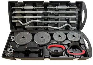 58 KG Adjustable Dumbell and Barbell With Case