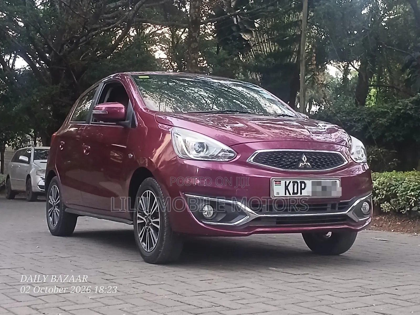Mitsubishi Mirage 2017 Maroon